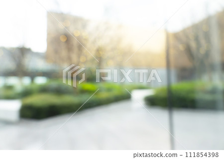 business district background blur business district background blur 111854398