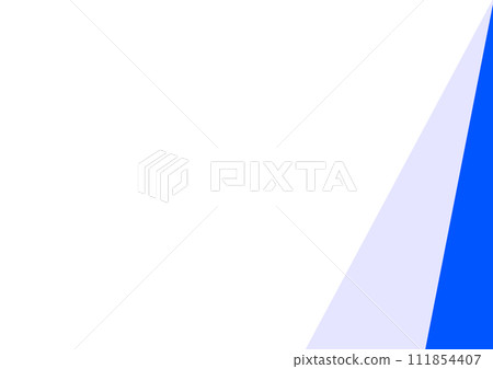 Simple triangular background bicolor blue 111854407