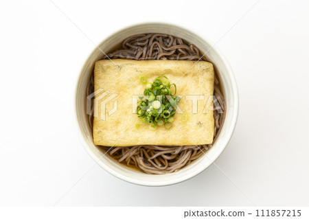 Kitsune soba on a white background Kitsune soba on a white background 111857215