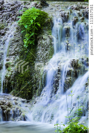 Turquoise water of Krushuna waterfalls, Bulgaria 111857581