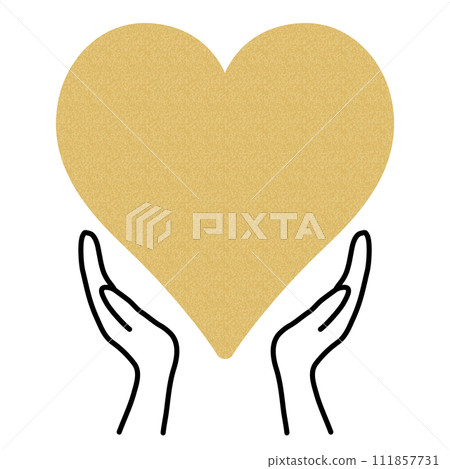 下面是心形和雙手_軟木塞和黑色 下面是心形和雙手_軟木塞和黑色 111857731