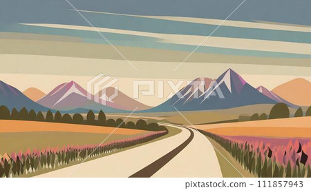 流行鄉村道路圖 111857943