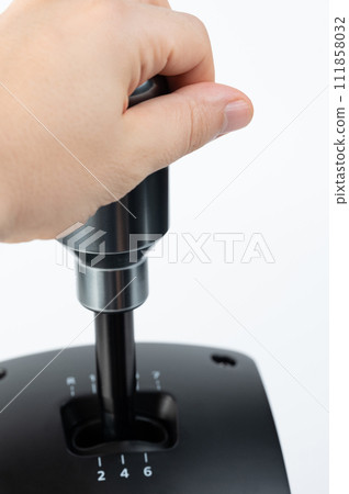 Manual car gear stick 111858032