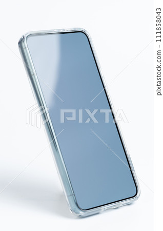 Standing vertical smartphone 111858043