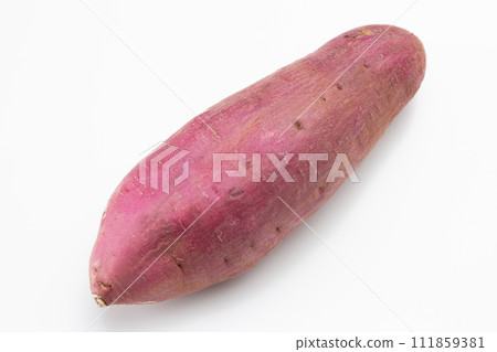 Sweet potato/silk sweet on white background Sweet potato/silk sweet on white background 111859381