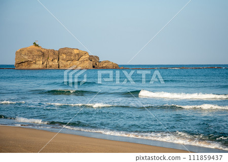 白東海岸美麗的日本海風景 111859437