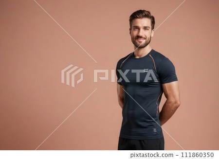 AI-generated content. Fitness Enthusiast Posing 111860350