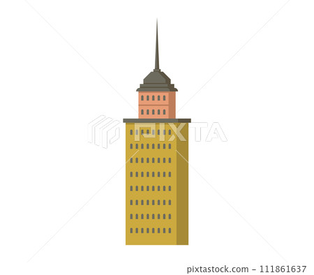 Skyscraper vector illustration. Urban perspectives are enriched by dynamic presence towering skyscrapers Real estate values appreciate with allure high-end residential properties Skyscrapers symbolize Skyscraper vector illustration. Urban perspectives are enriched by dynamic presence towering skyscrapers Real estate values appreciate with allure high-end residential properties Skyscrapers symbolize 111861637