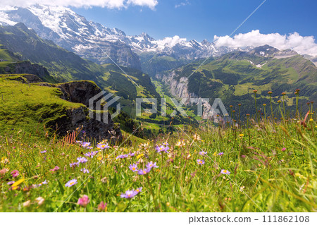 Lauterbrunnen Valley in Switzerland Lauterbrunnen Valley in Switzerland 111862108