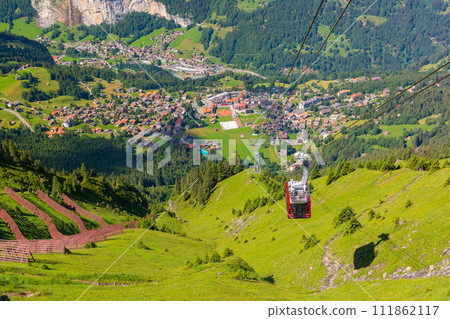 Mountain village Wengen, Switzerland Mountain village Wengen, Switzerland 111862117