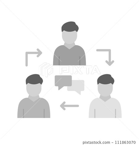 Community icon vector image. Community icon vector image. 111863070