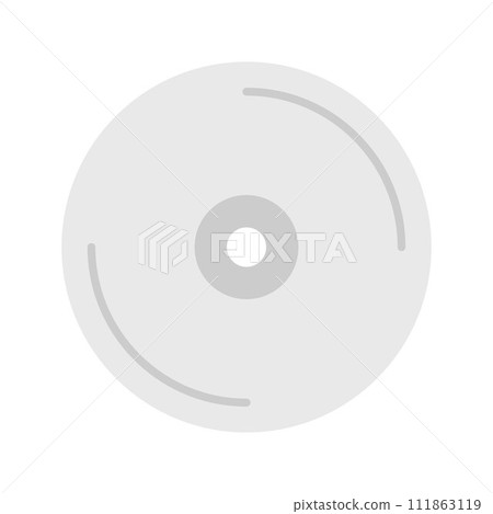 CD icon vector image. 111863119