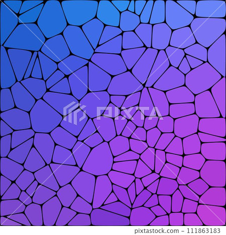 Purple background consisting of pebbles. Vector template in polygonal style. eps 10 Purple background consisting of pebbles. Vector template in polygonal style. eps 10 111863183