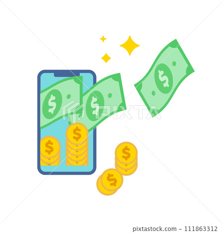 Earn money with your smartphone 111863312