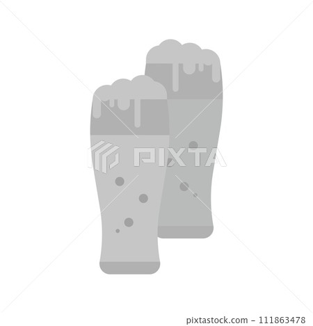 Beers icon vector image. 111863478