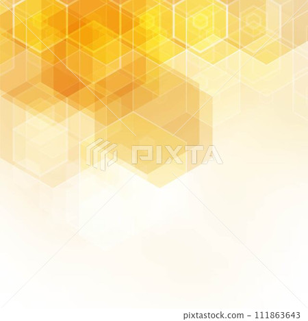 yellow hexagons. presentation template. Abstract illustration. eps 10 yellow hexagons. presentation template. Abstract illustration. eps 10 111863643