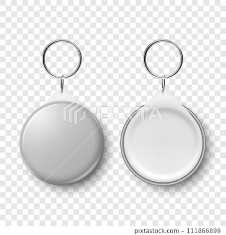 Vector 3d Realistic Grey Blank Round Button Badge with Ring Holder Closeup, Isolated. ID Badge Design Template, Mockup. Design Template for Access Pass, Identification, Events. Front, Back Side View Vector 3d Realistic Grey Blank Round Button Badge with Ring Holder Closeup, Isolated. ID Badge Design Template, Mockup. Design Template for Access Pass, Identification, Events. Front, Back Side View 111866899