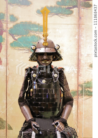 黑色盔甲,戰國軍閥、武士的形象 黑色盔甲,戰國軍閥、武士的形象 111868437