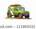 Environmentally friendly vehicle. Generative AI illustration 111869332