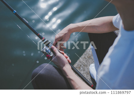 釣魚 捕魚 漁夫 111869797