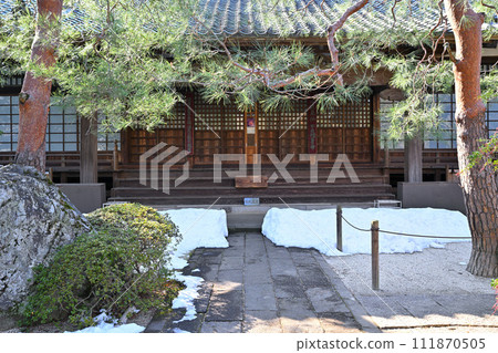 中印本堂殘雪冬景 111870505