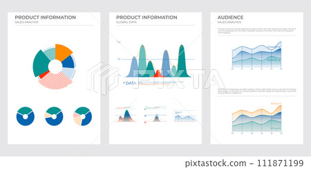 Presentation business analysis charts in color. Finance Charts. Presentation business analysis charts in color. Finance Charts. 111871199