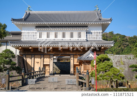 Scenery of Otemon Gate of Tsurumaru Castle 111871521