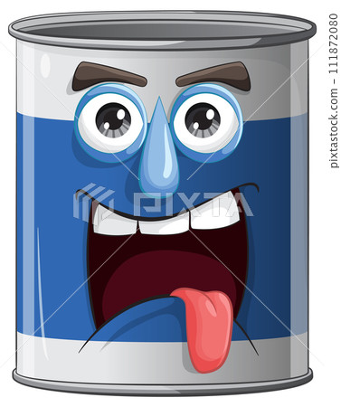 Happy Cartoon Paint Can Character Happy Cartoon Paint Can Character 111872080