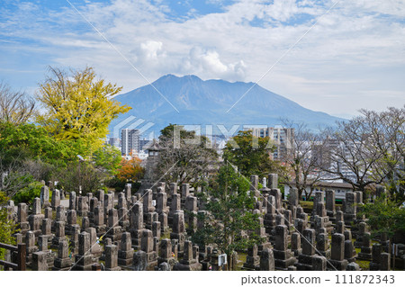 南樹陵園和櫻島風景 111872343