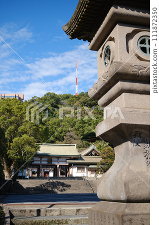 Beautiful view of Terukuni Shrine 111872350