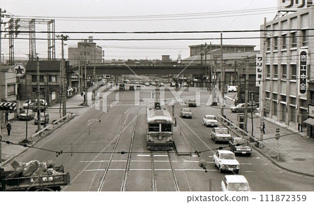 1964 Kawasaki City Tram Abolition Day Kawasaki City, Kanagawa Prefecture Documentary photo 111872359