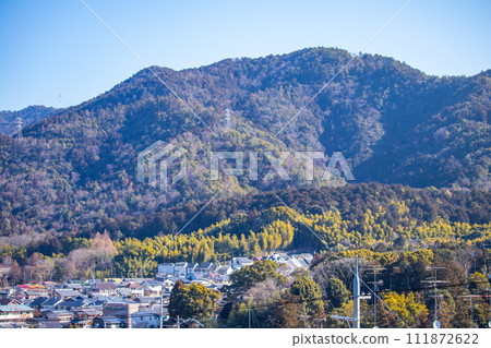 【京都風景】從宇治平尾公園眺望醍醐地區 111872622