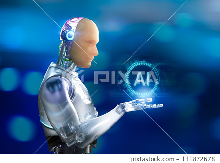 Artificial skin or human-like skin ai robot with digital graphic display Artificial skin or human-like skin ai robot with digital graphic display 111872678