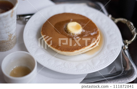 鬆軟的甜點煎餅 111872841