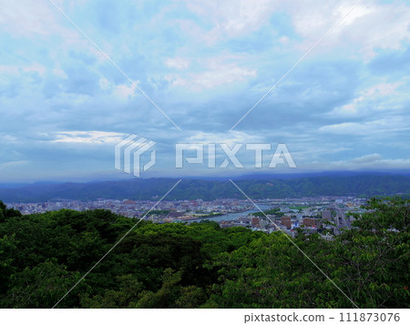 從五台山看到的街景（高知縣高知市） 111873076