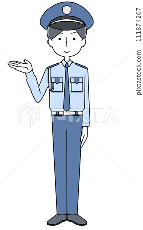 Information Security guard illustration 111874207