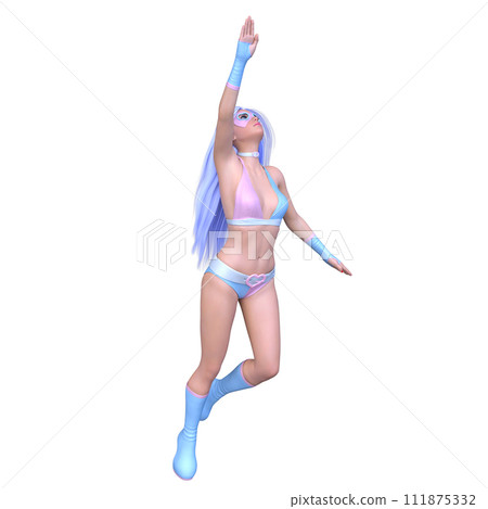 A woman in a bikini figure 111875332