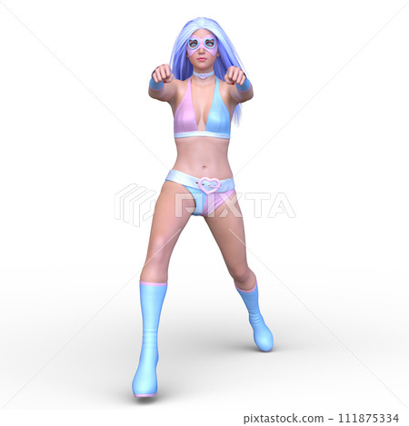 A woman in a bikini figure 111875334