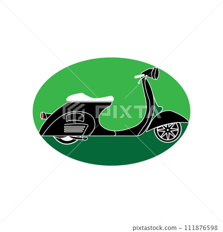 vespa motorbike icon 111876598