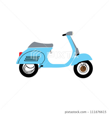 vespa motorbike icon 111876615
