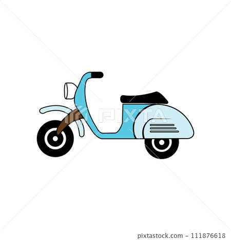 vespa motorbike icon 111876618