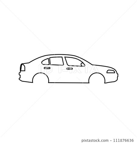 car skeleton icon 111876636