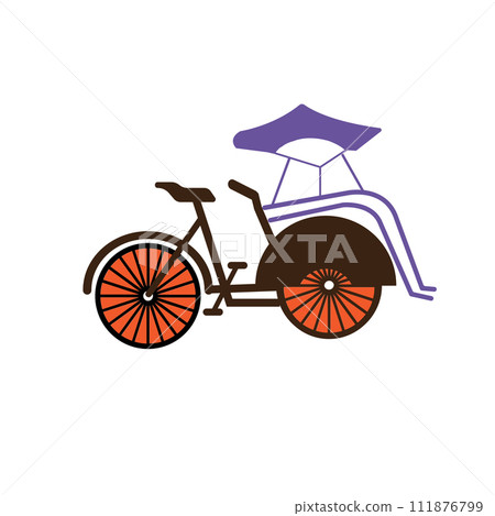 rickshaw icon 111876799
