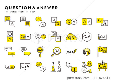 問答 QA 問題答案圖示集 111876814