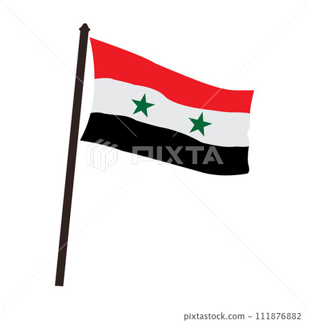 Syria country flag icon 111876882