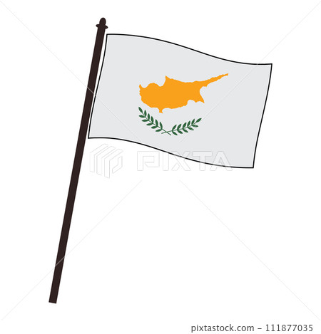 Cyprus flag icon 111877035