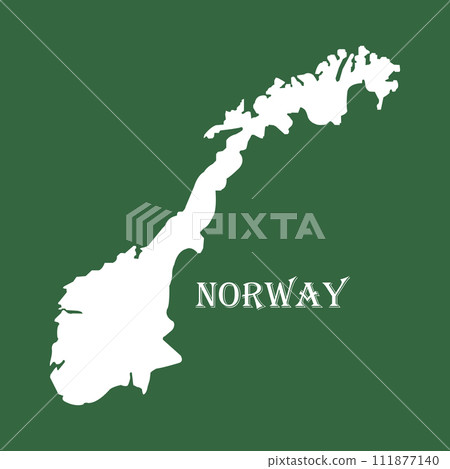Map of norway logo 111877140