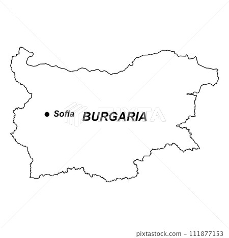 Bulgaria map icon Bulgaria map icon 111877153