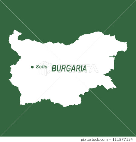 Bulgaria map icon Bulgaria map icon 111877154