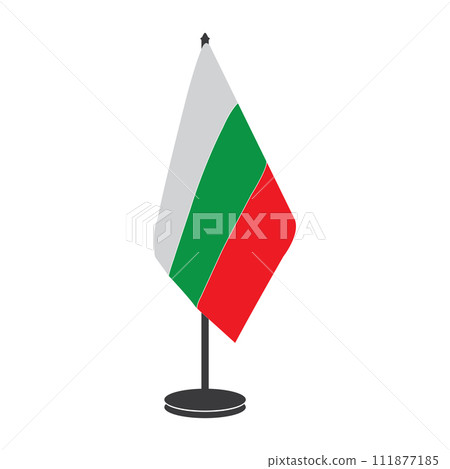 Bulgarian flag icon 111877185